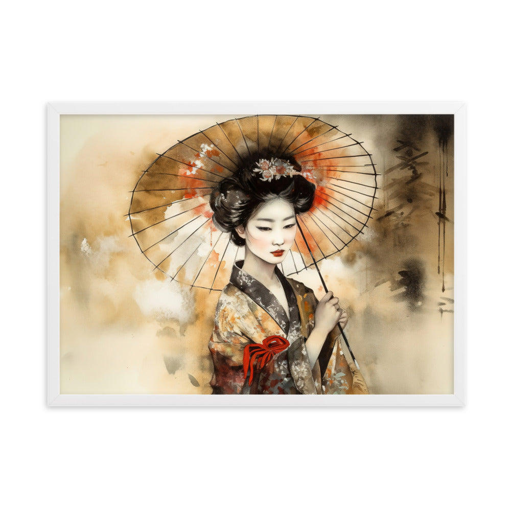 Tableau Japonais Belle Geisha
