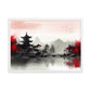 Tableau Japonais Paysage Traditionnel