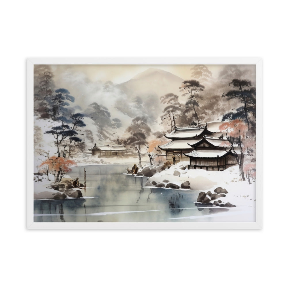 Tableau Japonais Neige