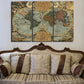 Tableau Carte Du Monde Vintage