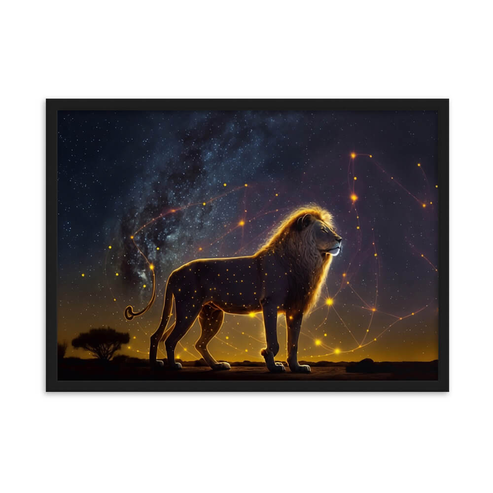 Tableau constellation lion