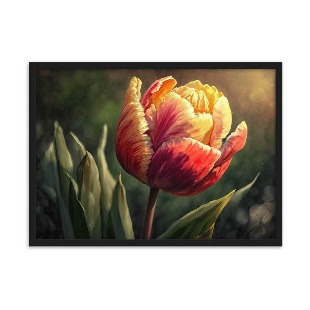 Tableau fleur tulipe