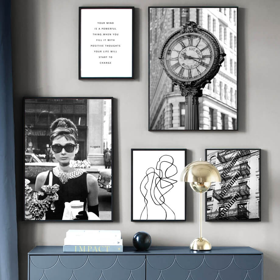Tableau New York Horloge