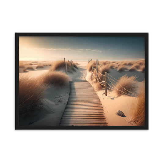 Tableau paysage bord de mer