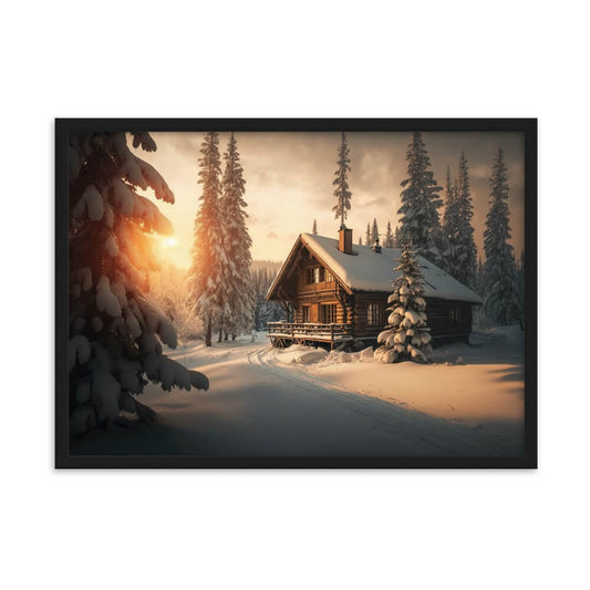 Tableau Paysage Hivernal