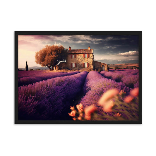 Tableau Paysage Lavande