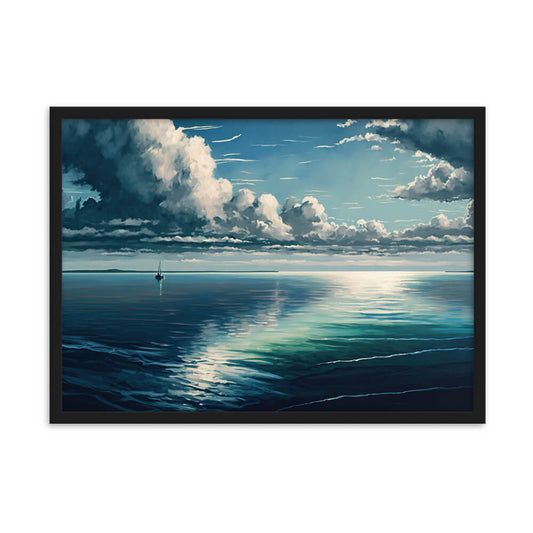 Tableau paysage océan