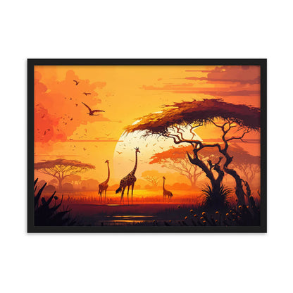 Tableau Paysage Savane