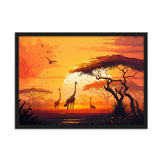 Tableau Paysage Savane