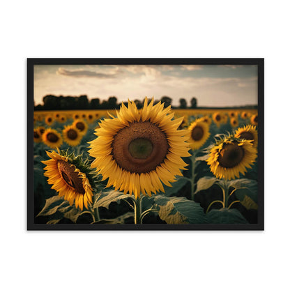 Tableau Paysage Tournesol